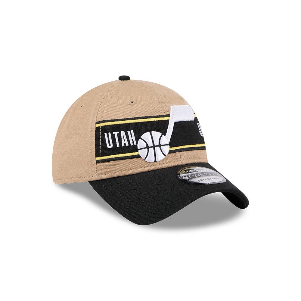 Utah Jazz Hat - Camel NBA 2024 Draft 9Twenty Strapback Cap - New Era